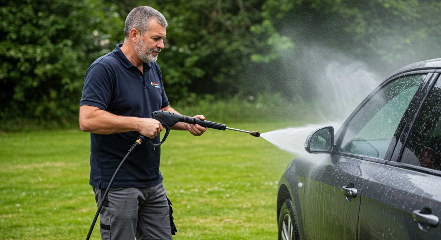 How far can a pressure washer shoot