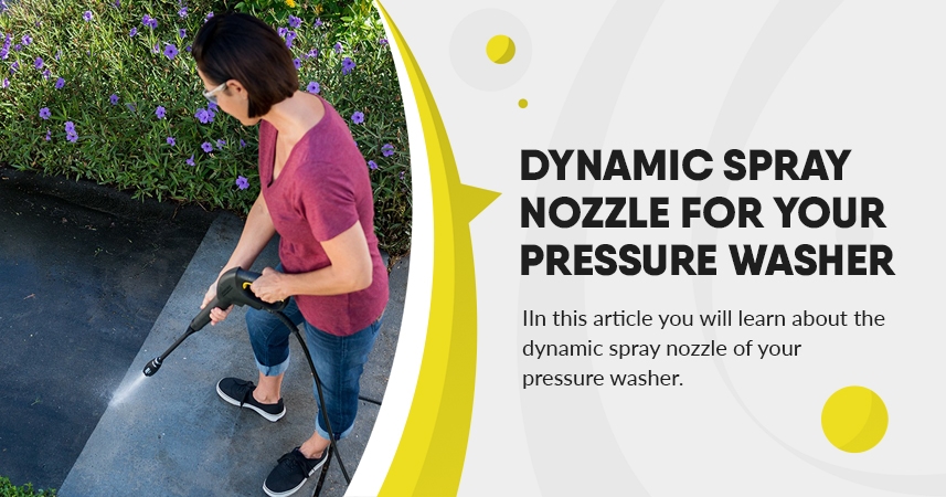 Dynamic spray nozzle for your pressure washer