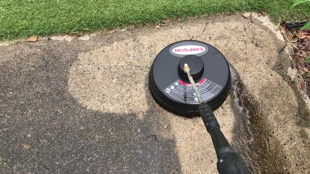 Home surface cleaner pressure washer