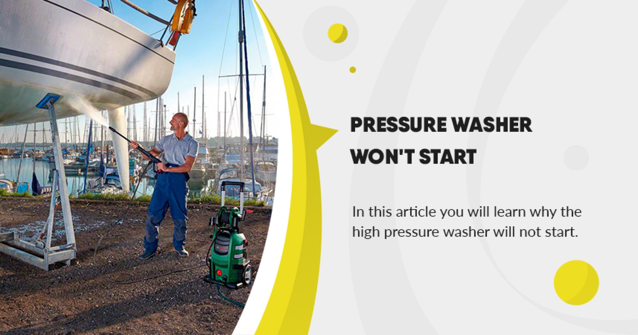 Pressure washer won't start Pressure Washers in UK
