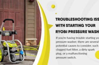 Troubleshooting Issues with Starting Your Ryobi Pressure Washer