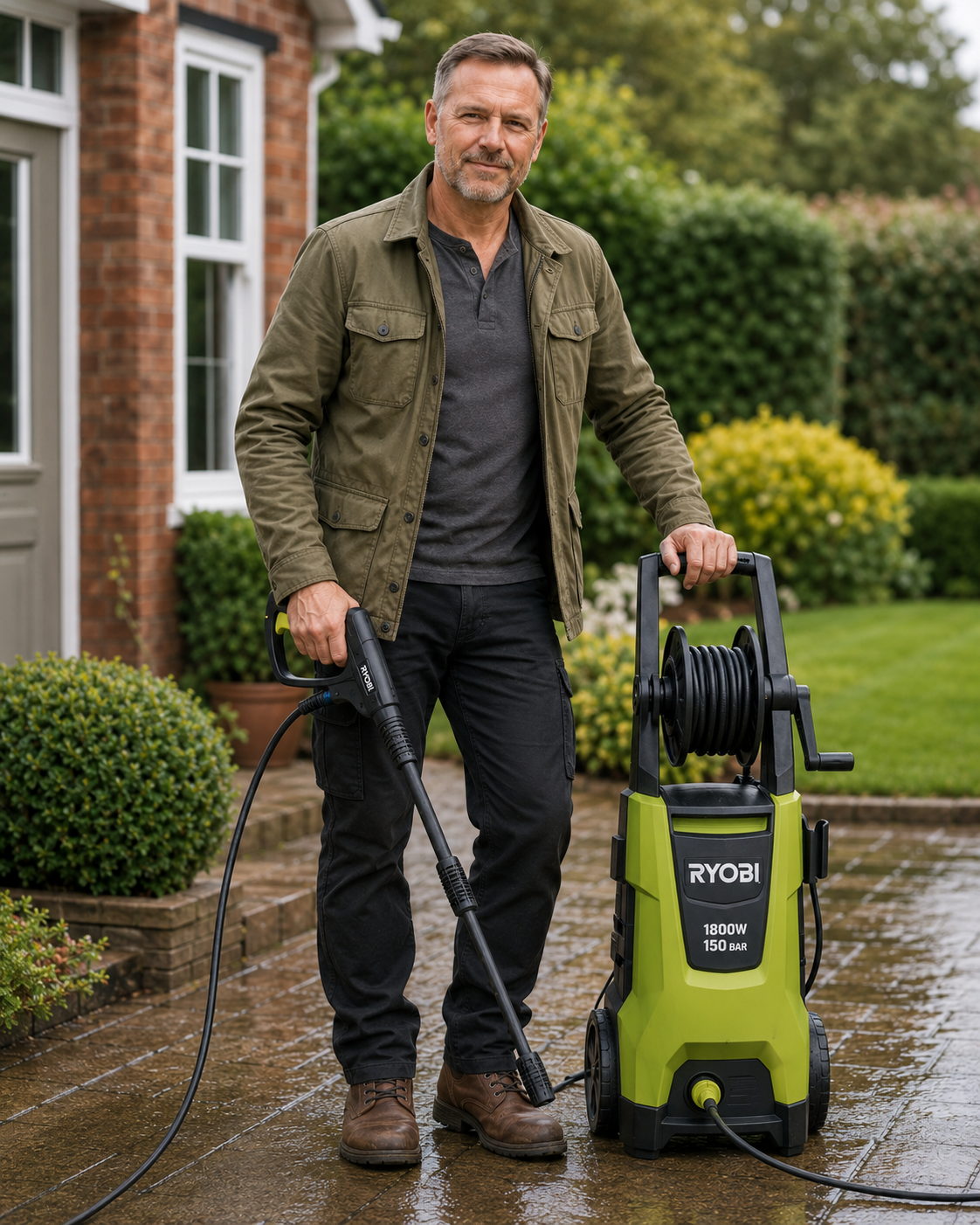 Alfred Harper pressure washer expert