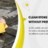 Clean concrete blocks with or without pressure washer