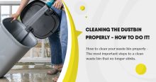 Cleaning the dustbin properly – How to do it!