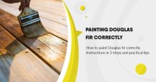 Painting Douglas fir correctly