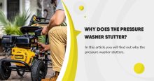 Why does the pressure  washer stutter?