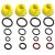 Genuine Karcher Pressure Washer O-Ring Nozzle Set (Fits: K1 K2 K3 K4 K5 K6 K7 T250 T-Racer)